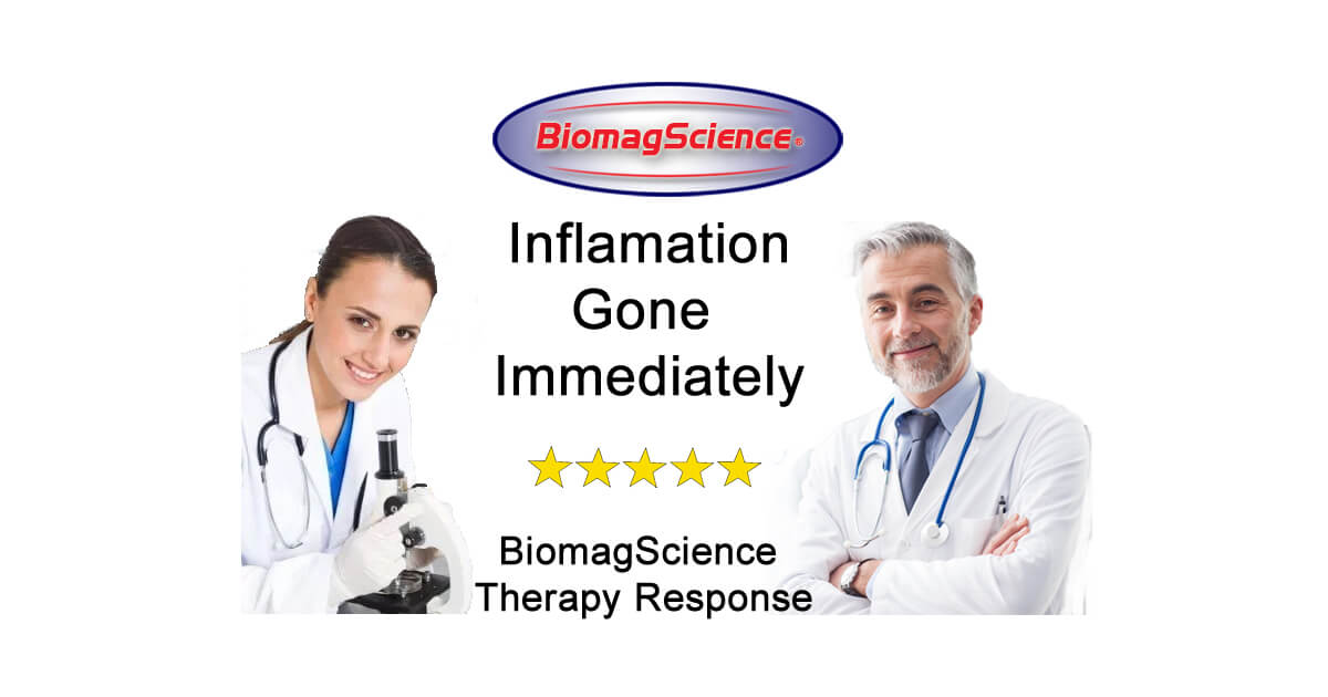 biomagscience condition inflamation magnet therapy 202000803